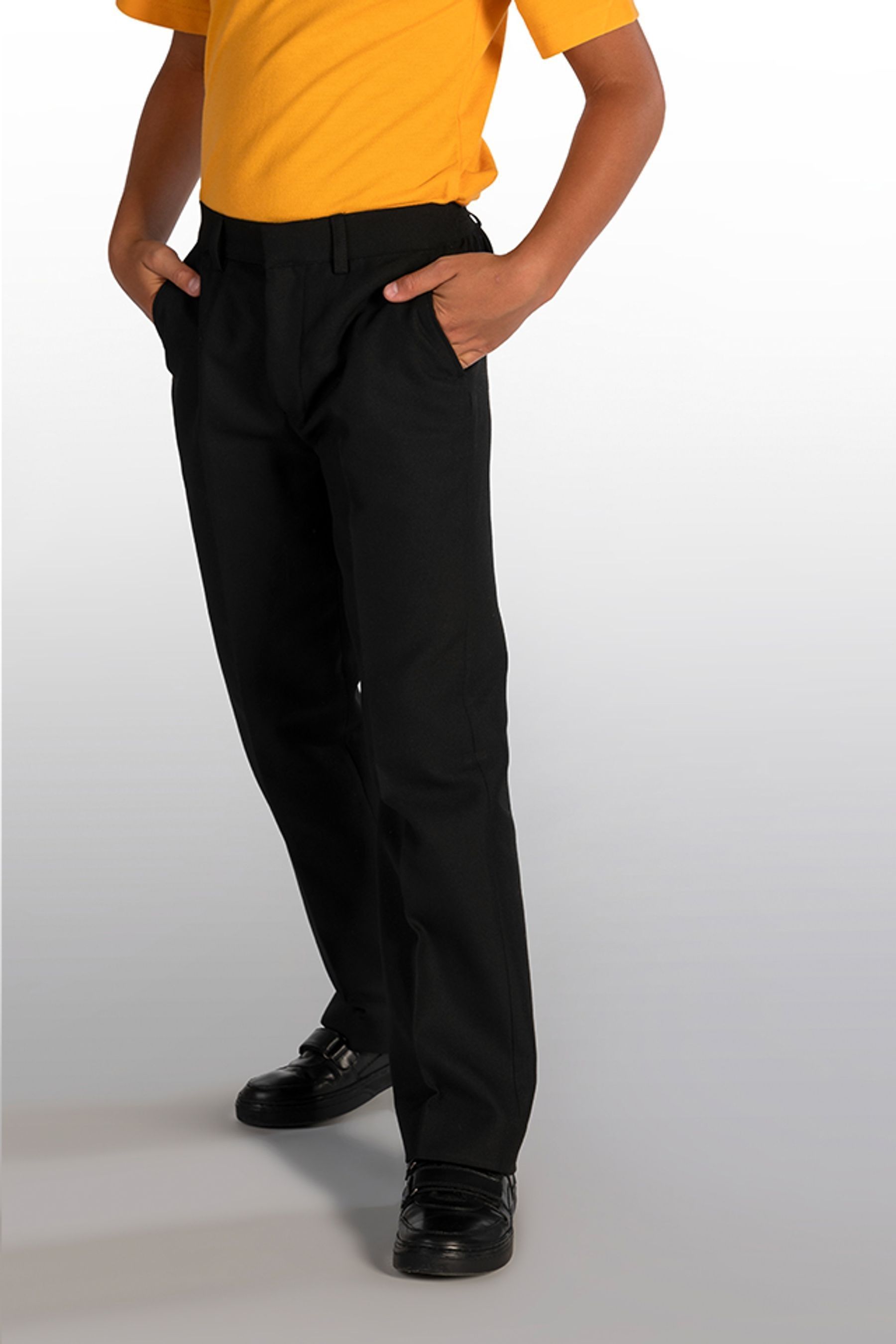 Школьные брюки стандартного кроя для мальчиков Trutex, черный