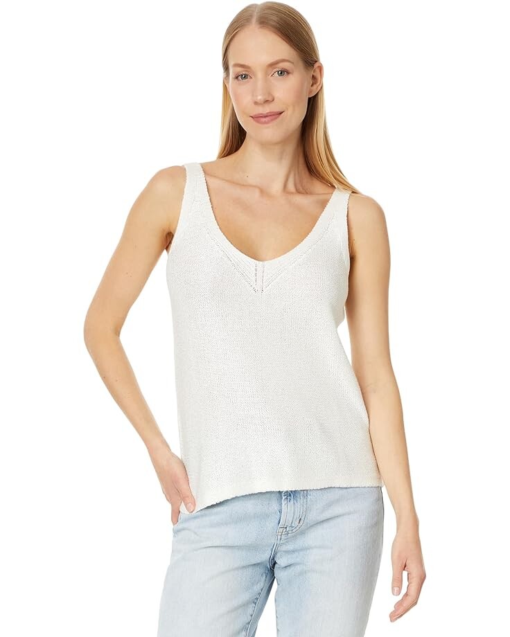 

Свитер NIC+ZOE Sleek Knit Tank, цвет Classic Cream