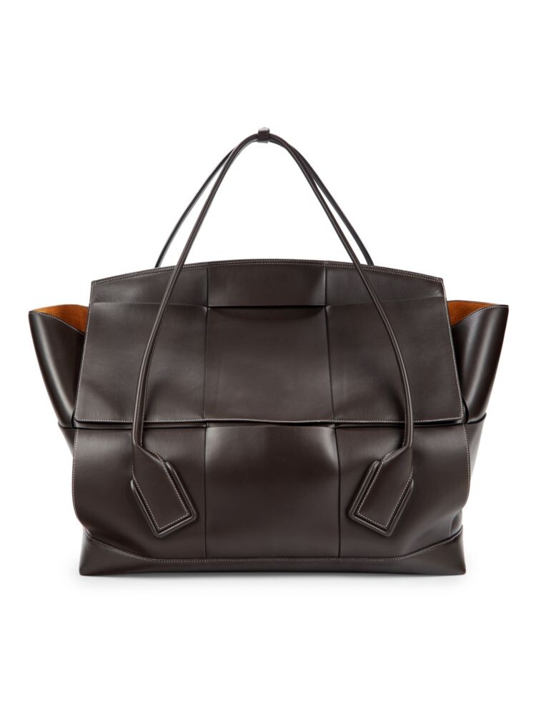 

Кожаная сумка через плечо макси Bottega Veneta, черный