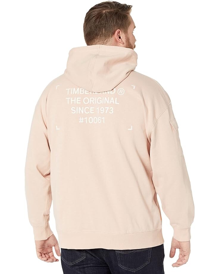 

Худи Timberland PU Mixed Media Hoodie, цвет Cameo Rose
