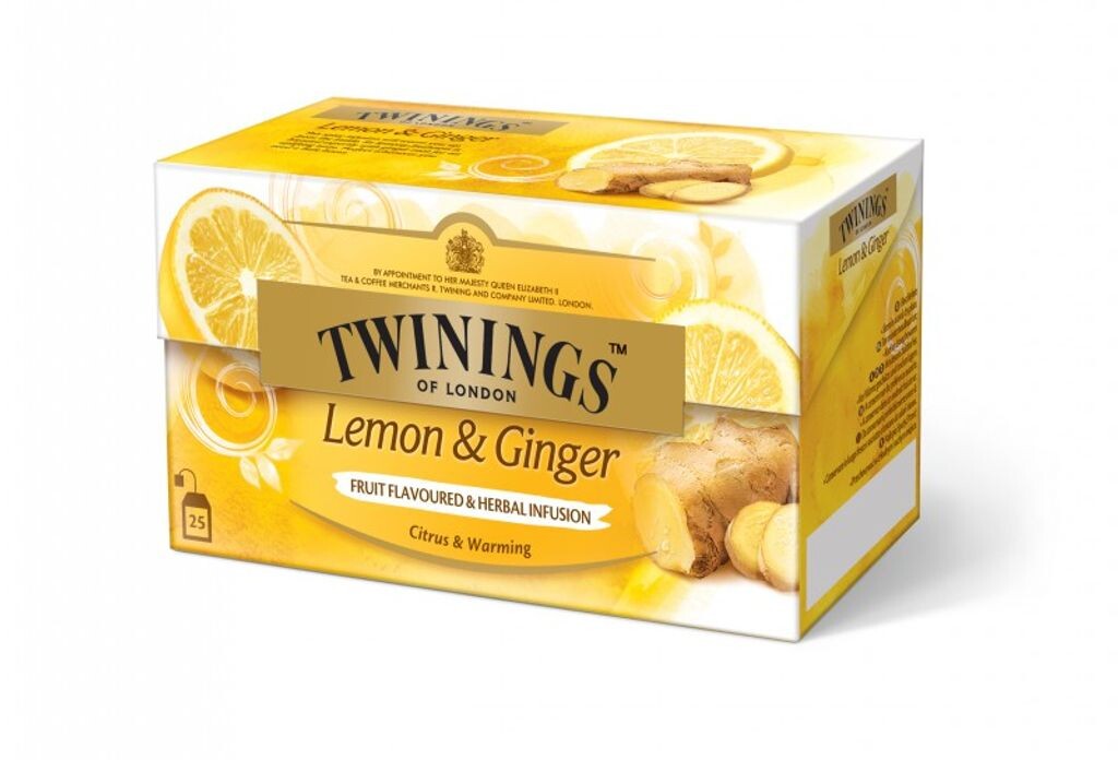 

Чай Twinings Lemon & Ginger (Лимон и имбирь) 25 чайных пакетиков