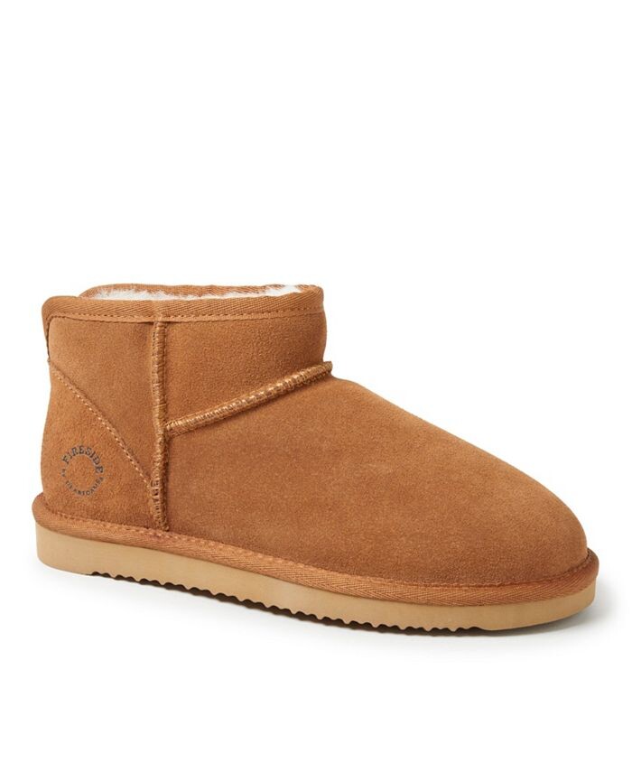 

Женские микросапожки из овчины Riverland Dearfoams, коричневый