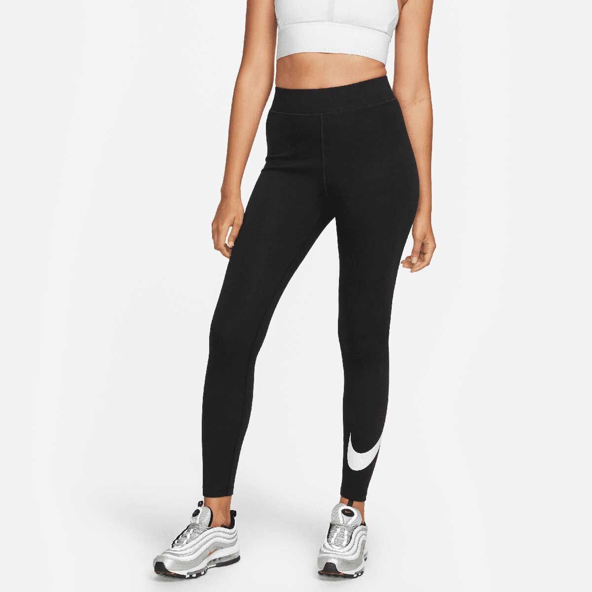

Леггинсы W Classics Swoosh Tight Nike, цвет Schwarz/Weiss