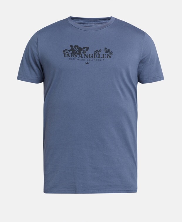 

Футболка Hollister, синий