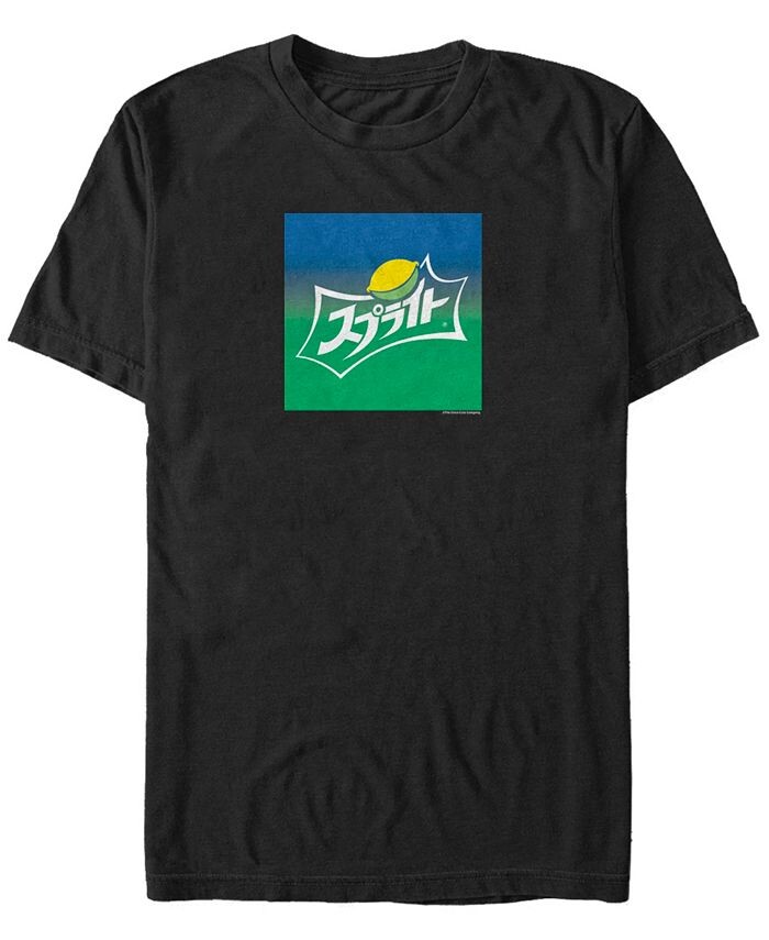 

Мужская футболка с коротким рукавом и логотипом Coca-Cola Kanji Sprite Fifth Sun, черный