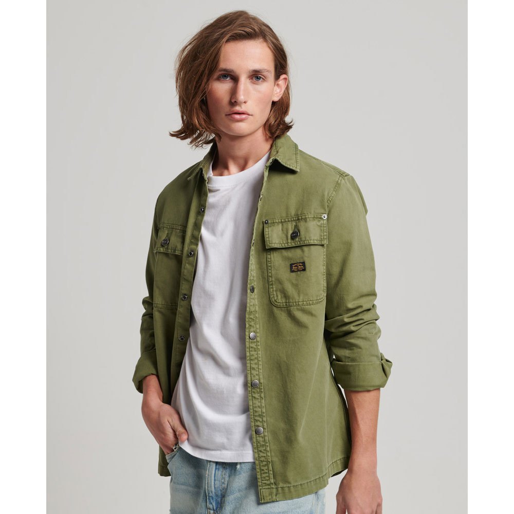 

Рубашка Superdry Vintage Canvas, зеленый