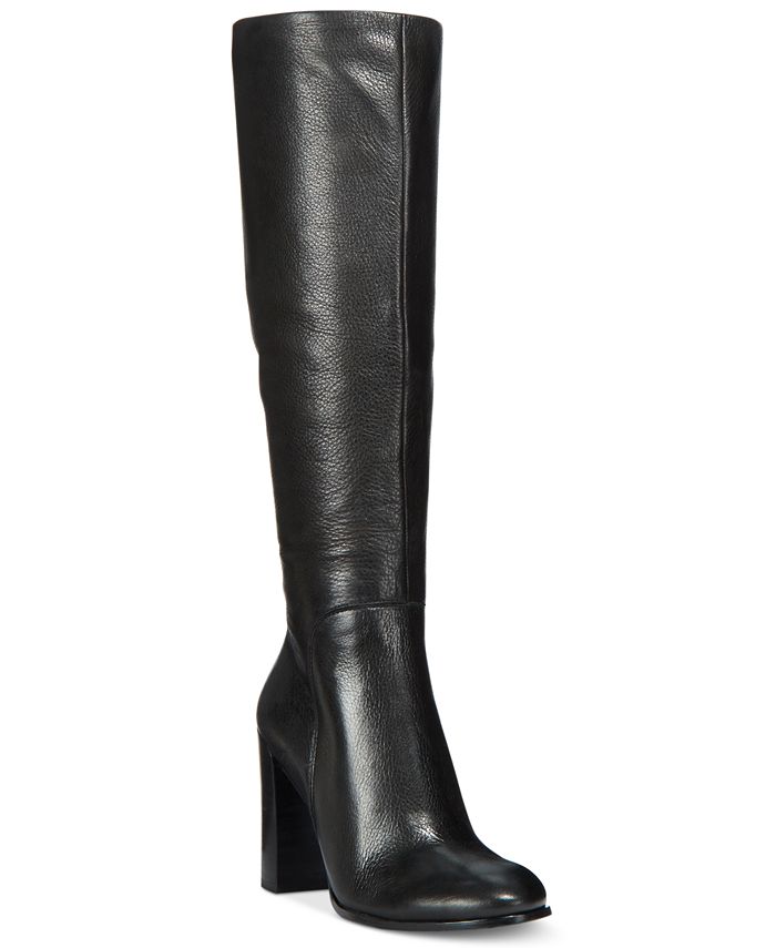 Женские высокие ботинки Justin на блочном каблуке Kenneth Cole New York, черный