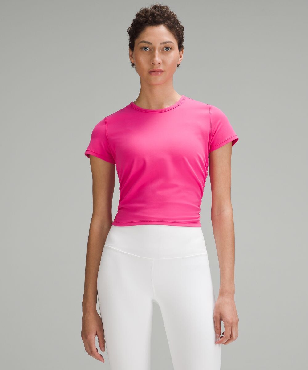 

Футболка All It Takes Nulu с короткими рукавами Lululemon, розовый