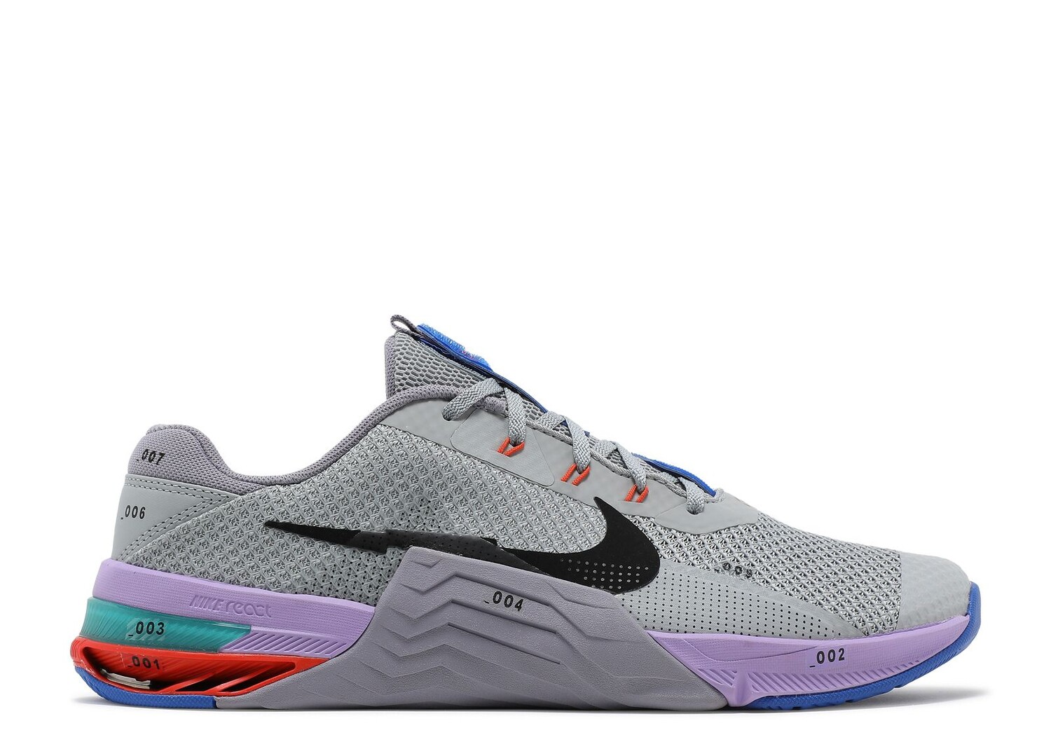 

Кроссовки Nike Metcon 7 'Light Smoke Grey Violet Haze', серый