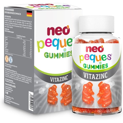 цена Детские мультивитаминные жевательные конфеты 30 шт., Neo Peques