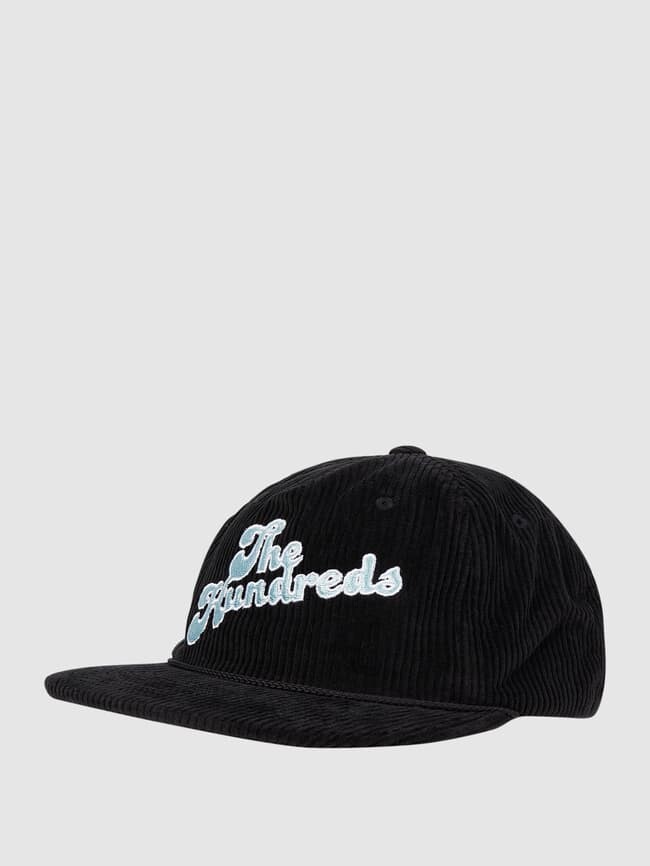 

Вельветовая кепка The Hundreds, черный