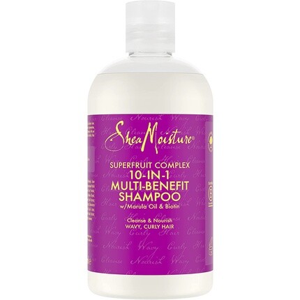 

SheaMoisture Superfruit Complex Многофункциональный шампунь 10-в-1 для волнистых и вьющихся волос 384 мл Shea Moisture