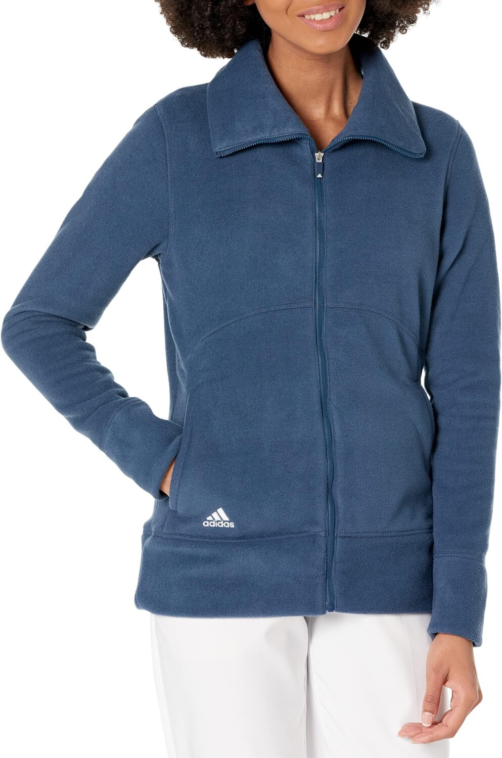 

Куртка Full Zip Fleece Jacket adidas, цвет Crew Navy