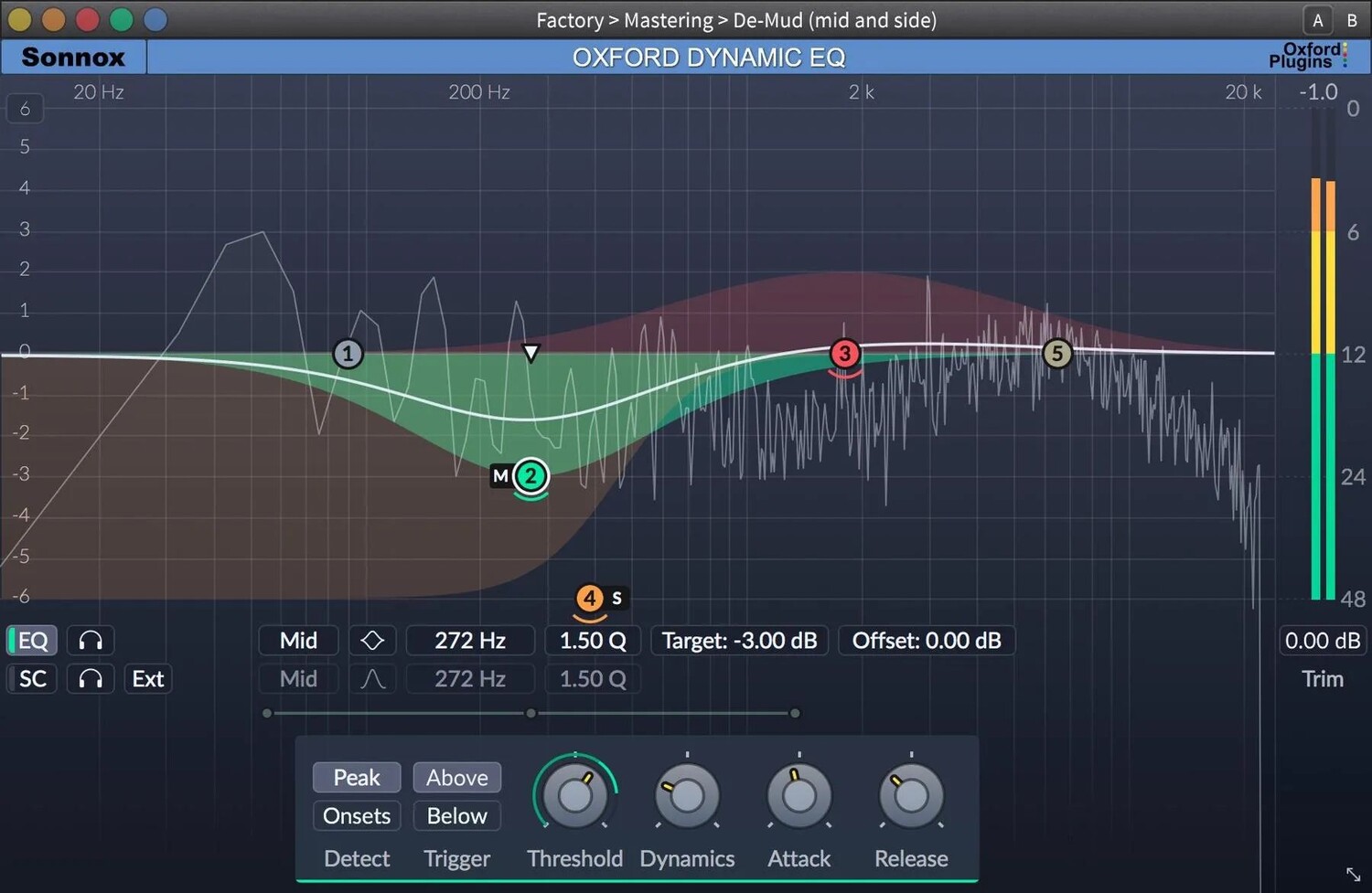 

Плагин Sonnox Oxford Dynamic EQ HDX