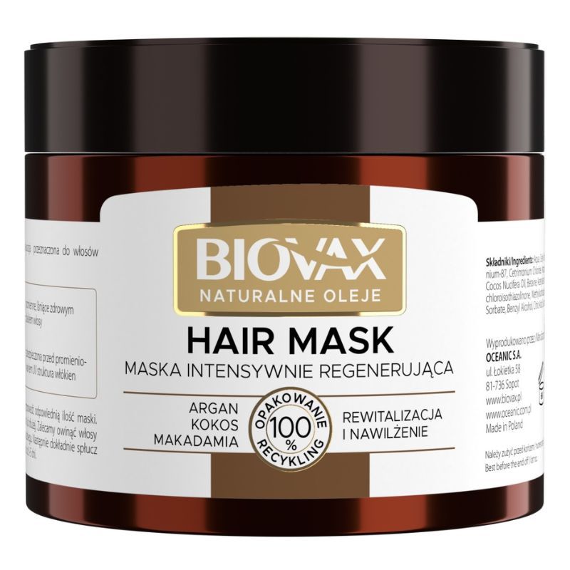 Biovax Naturalne Oleje маска для волос, 250 ml