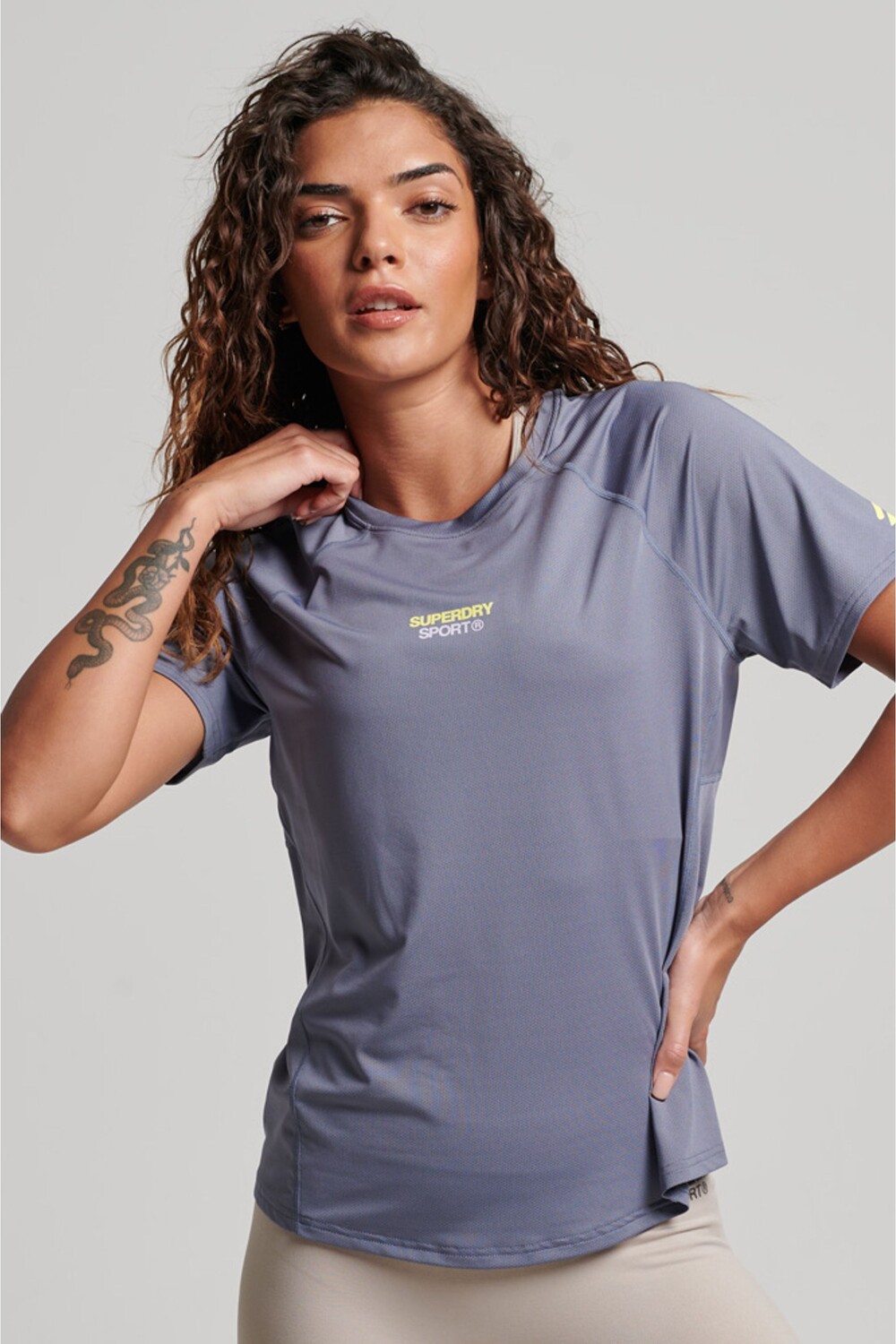 

Футболка Sport Core Active Superdry, серый