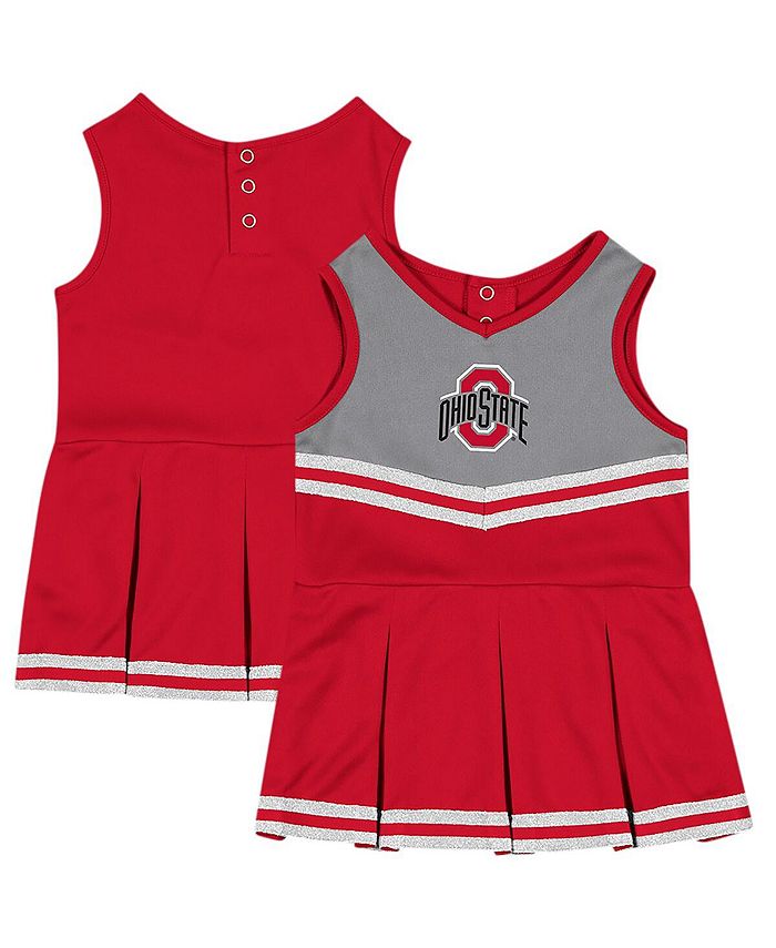 Платье приветствия Scarlet штата Огайо для девочек Время перемен Colosseum, красный