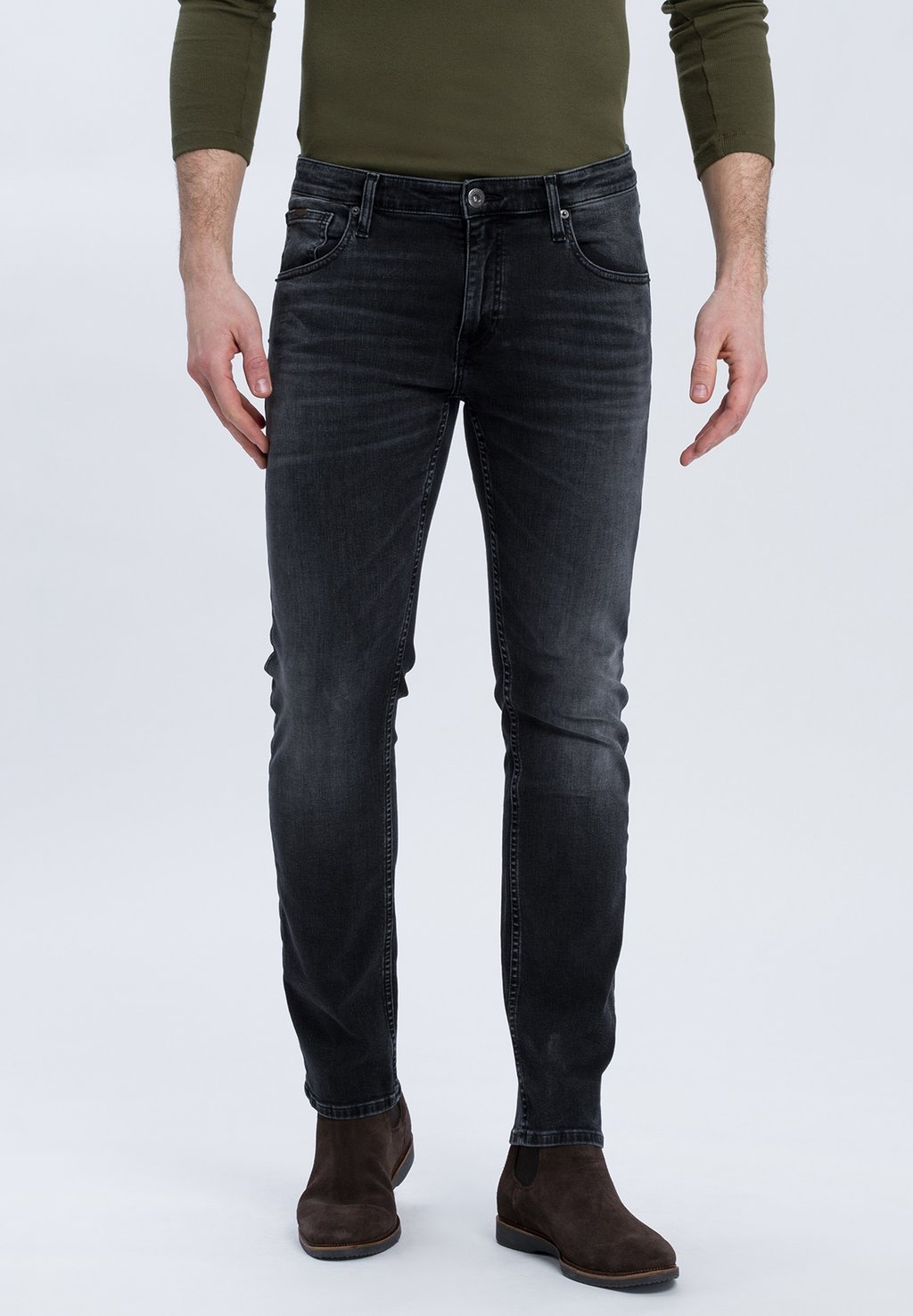 Джинсы приталенного кроя DAMIEN Cross Jeans, цвет black