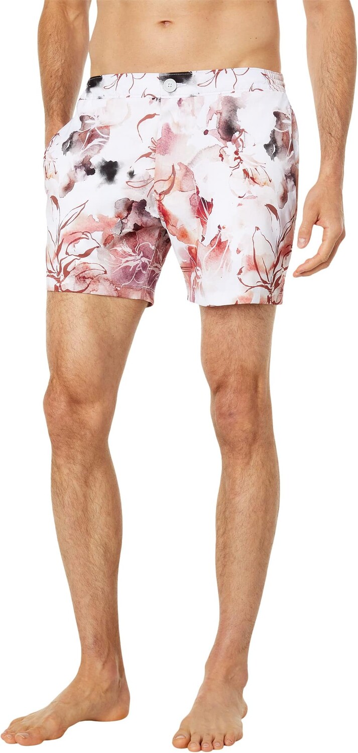 

Шорты для плавания с принтом Good Man Brand, цвет White Watercolor Floral