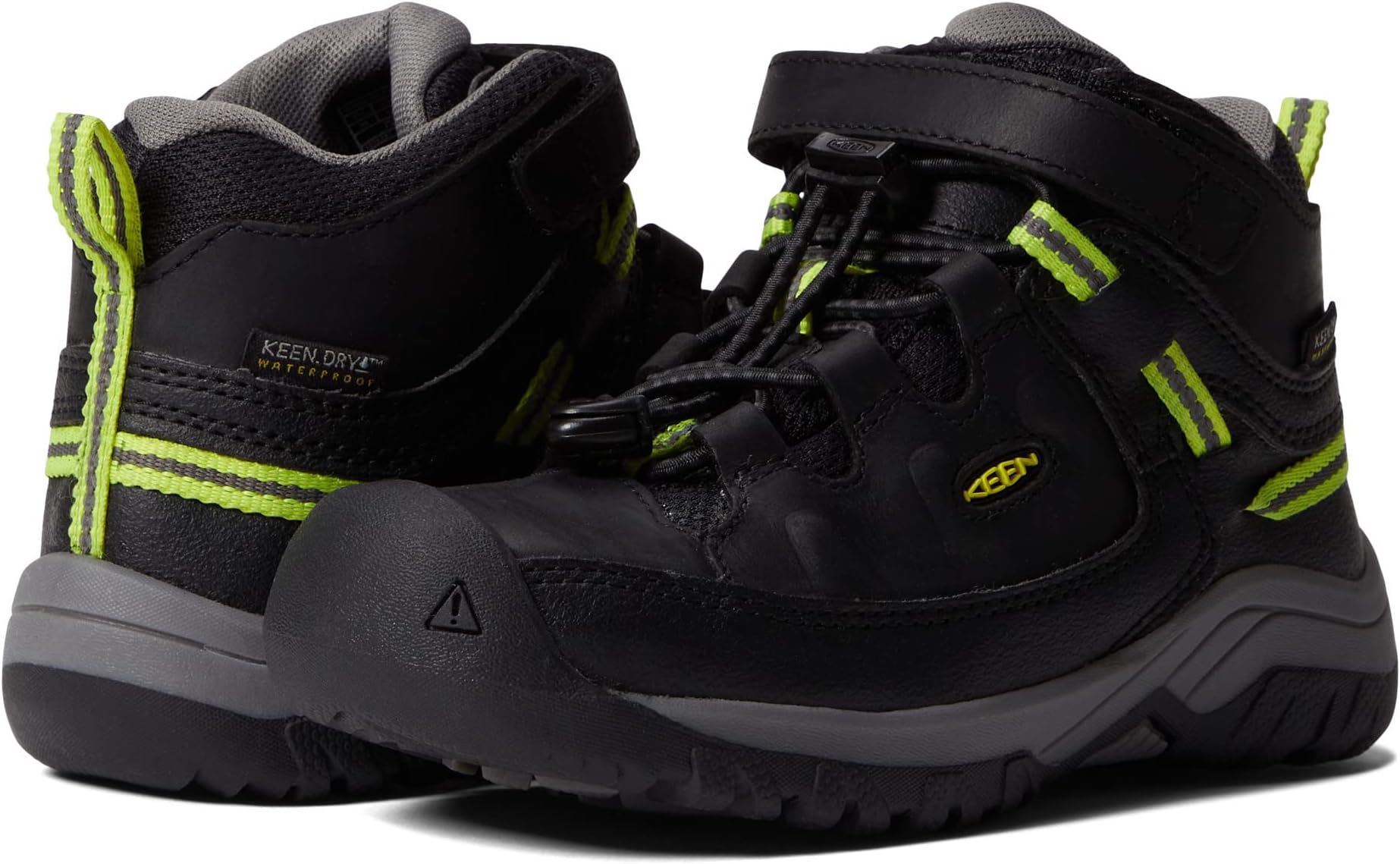 

Походная обувь Targhee Mid WP KEEN, цвет Black/Steel Grey