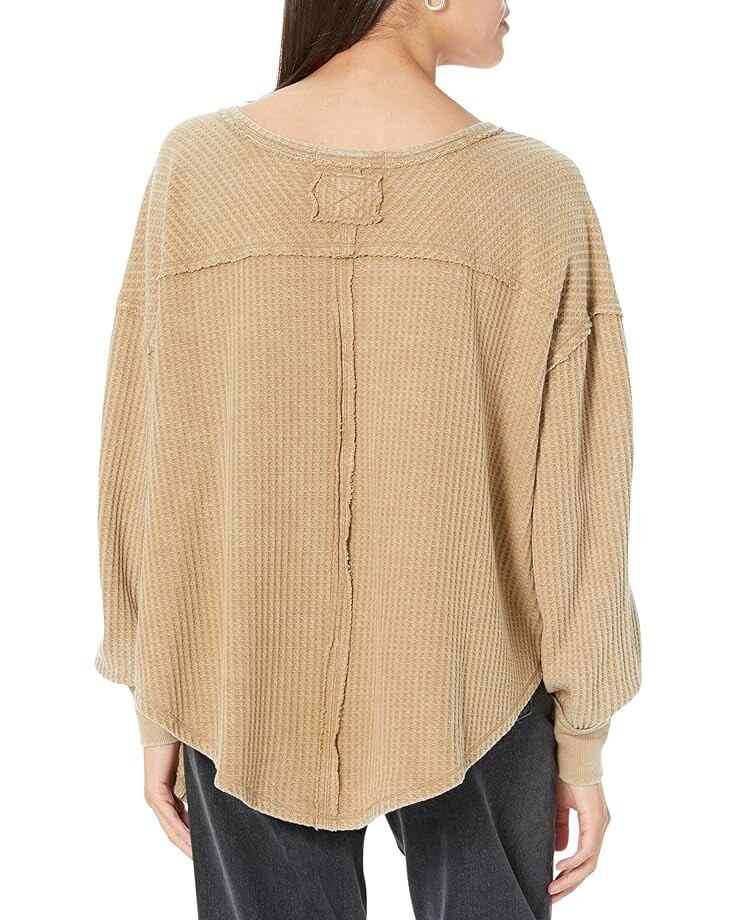 

Свитер Free People Coraline Thermal, цвет Olive Tapenade