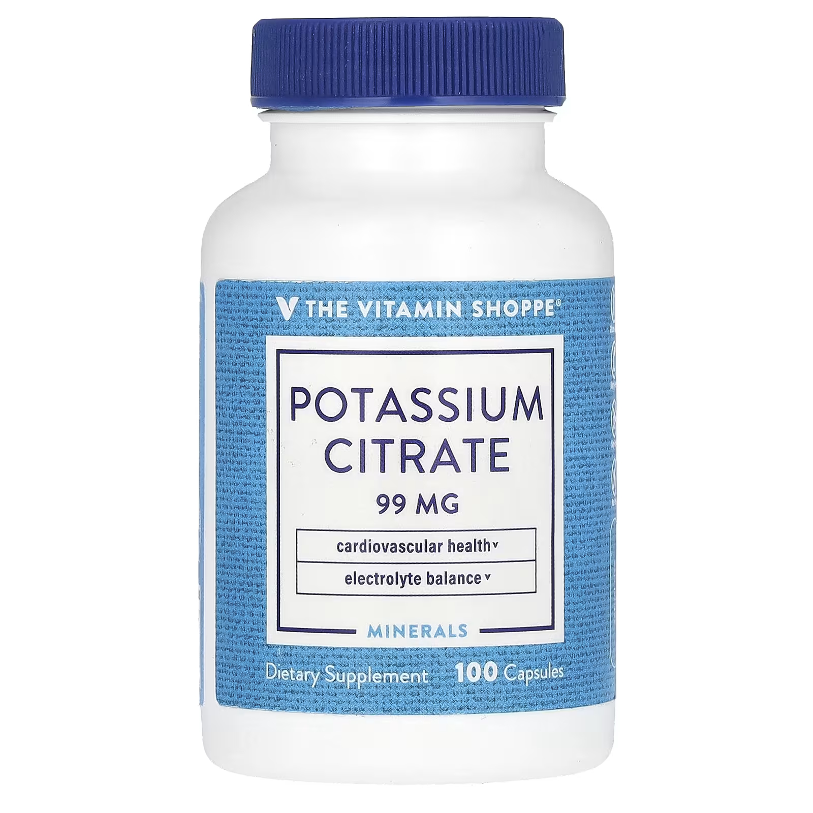 Витамин the Vitamin Shoppe Цитрат калия, 100 капсул