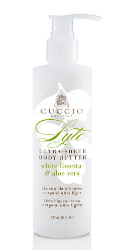 Легкое масло для тела - лайм и алоэ 237мл Cuccio Lyte Ultra Sheer Body Butter