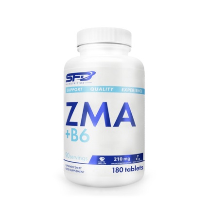 SFD Nutrition ZMA + B6 Магний Цинк Витамин B6 комплекс geneticlab zma цинк магнезиум витамин b6 д повыш тестостерона 60 шт капсулы