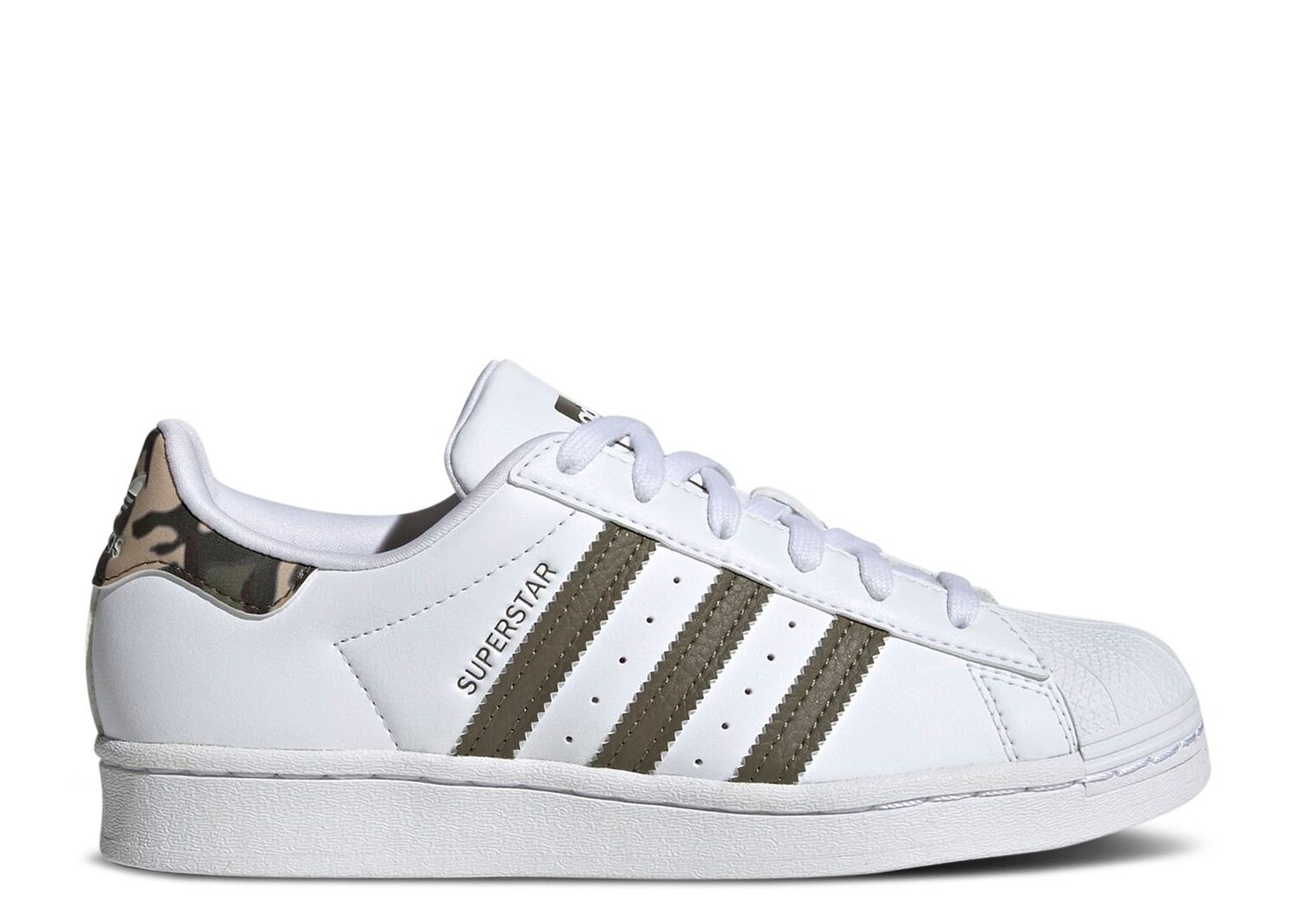 

Кроссовки adidas Superstar Big Kid 'White Camo', белый