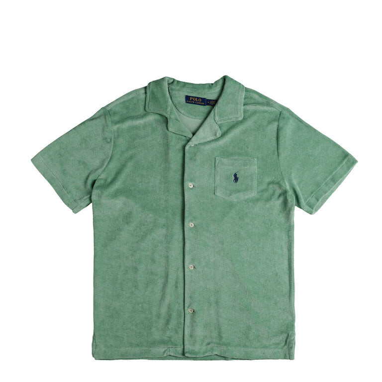 

Рубашка Terry Camp Shirt Polo Ralph Lauren, цвет celadon