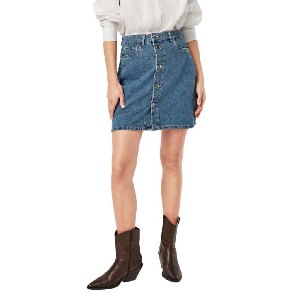 

Юбка Vero Moda Harper HR M Skater Denim, синий