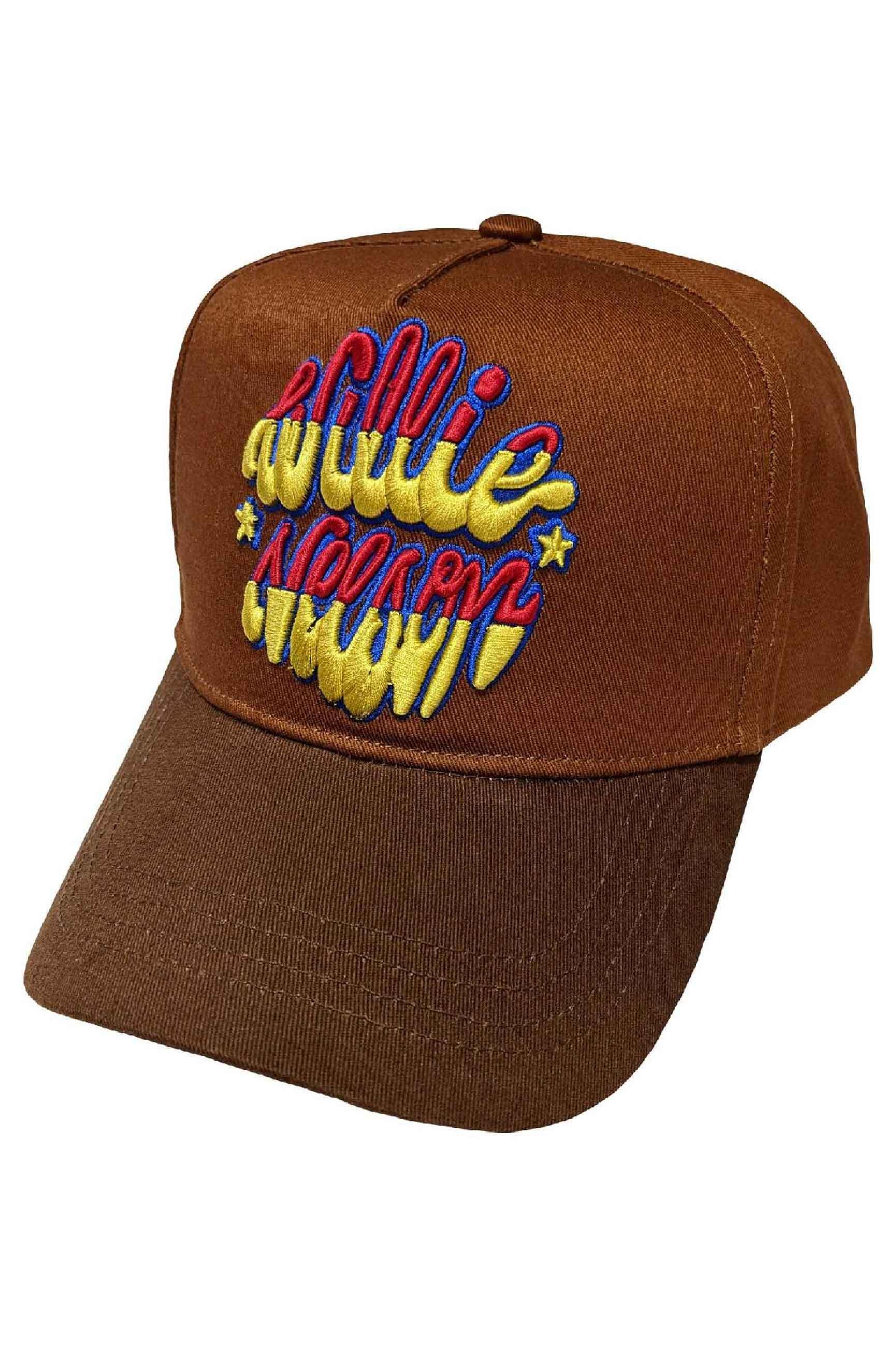 Бейсбольная кепка с логотипом и эмблемой Willie Nelson, коричневый компакт диски warner bros records willie nelson my way cd