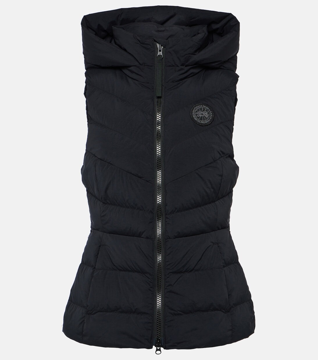 

Светлый жилет black label Canada Goose, черный