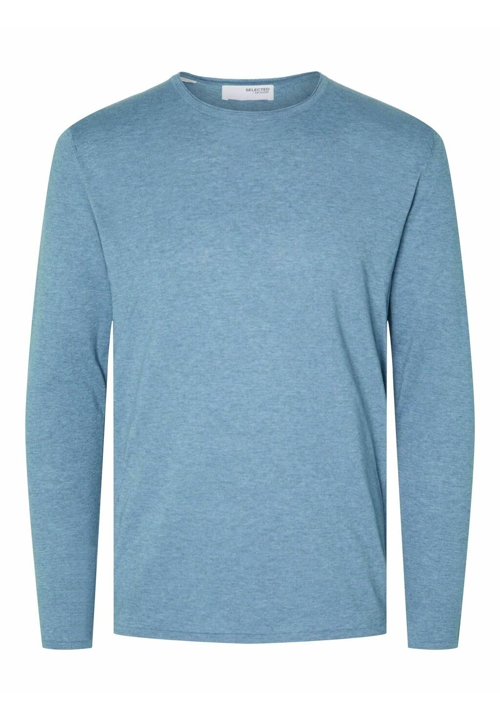 

Джемпер SLHROME LS CREW NECK B NOOS Selected Homme, цвет blue shadow
