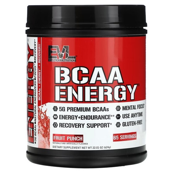 

Пищевая добавка EVLution Nutrition BCAA Energy, фруктовый пунш