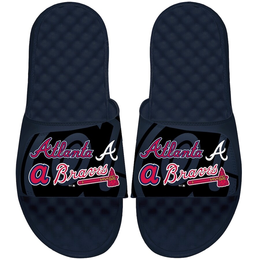 

Шлепанцы ISlide Atlanta Braves, нави