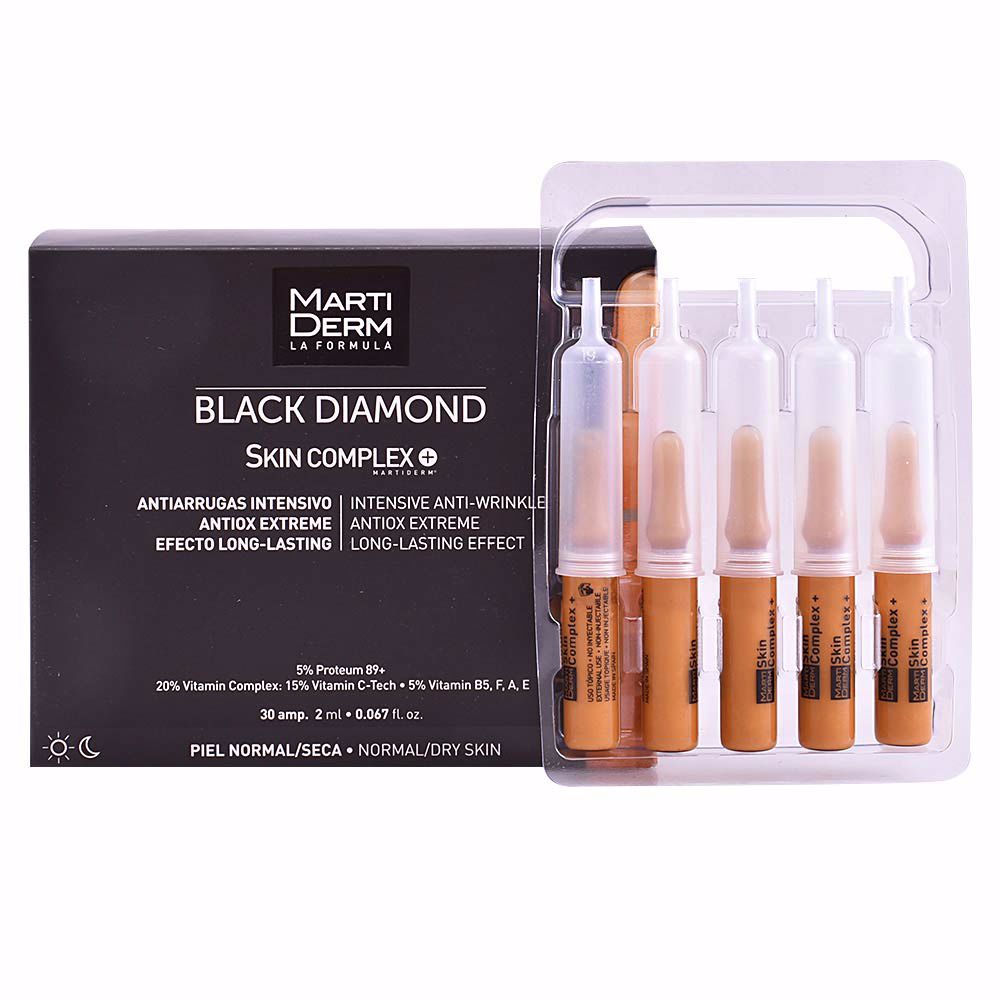 цена Крем против морщин Black diamond intensive anti-wrinkle ampoules Martiderm, 30 х 2 мл