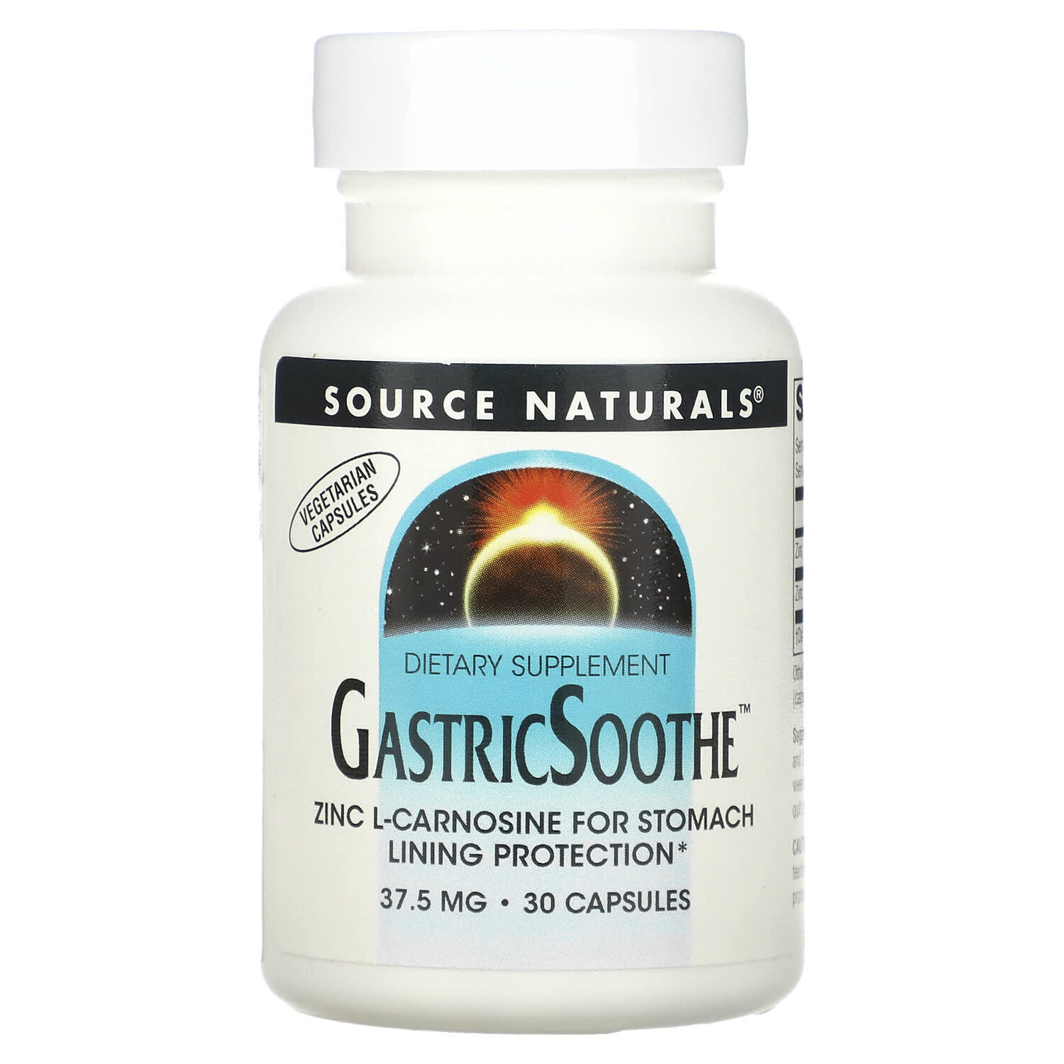 

GastricSoothe, 37,5 мг, 30 капсул, Source Naturals