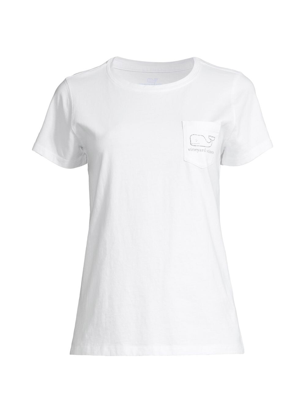

Футболка с карманом кита Vineyard Vines, белый