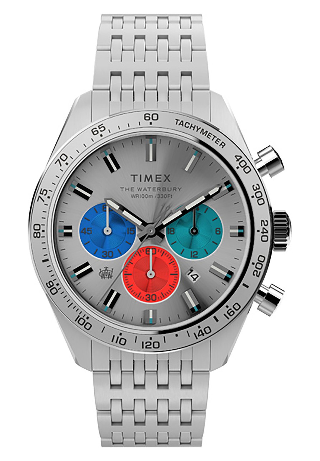Хронограф Waterbury Timex, цвет silver-coloured