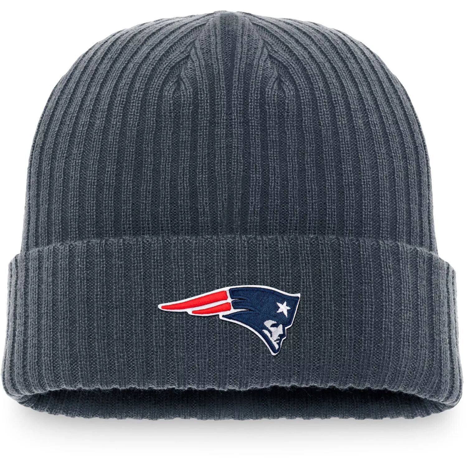 

Мужская вязаная шапка с манжетами Fanatics New England Patriots Dark Shadow