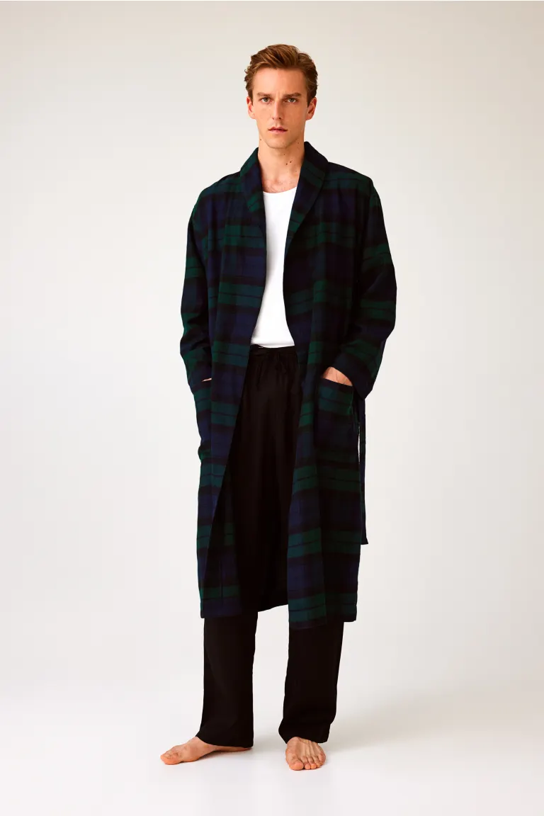 

Бархатный халат своими руками H&M, синий