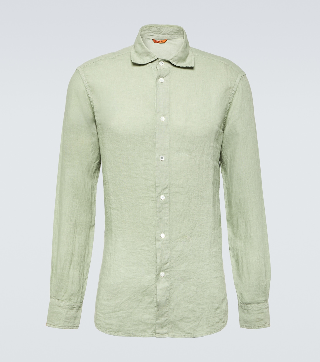 Льняная рубашка surian из телино Barena Venezia, зеленый