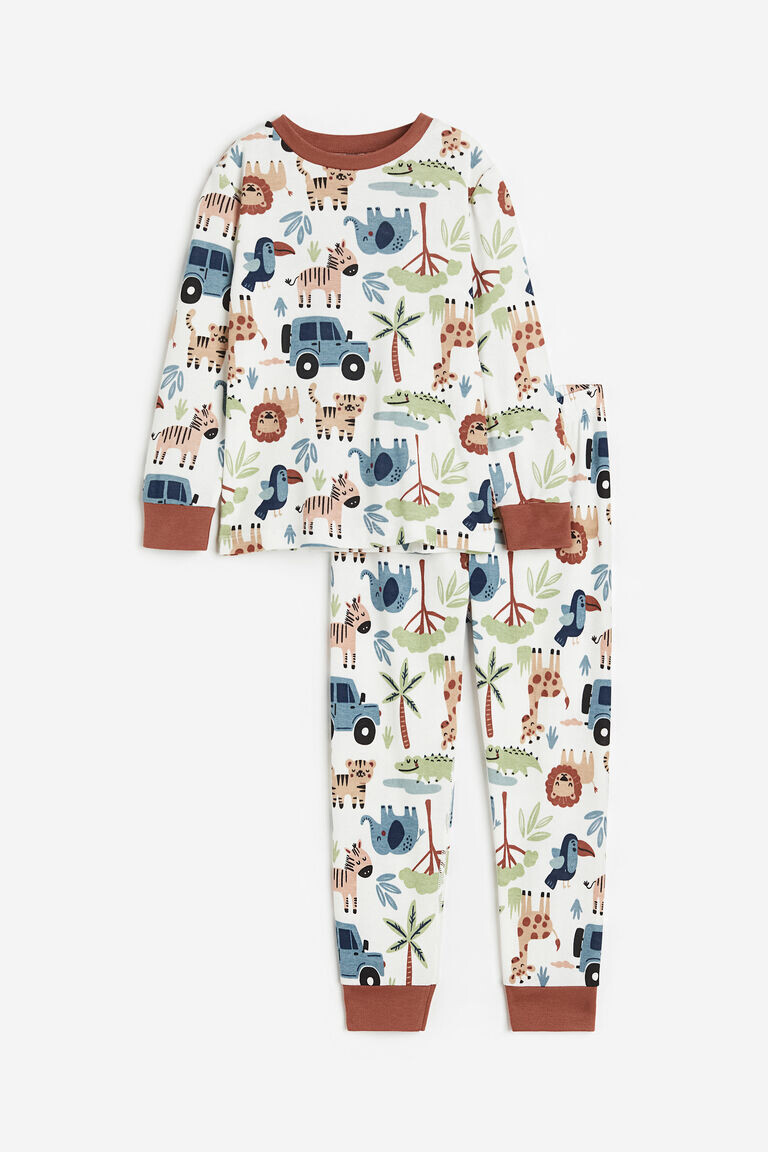 

Пижамы из джерси H&M, белый