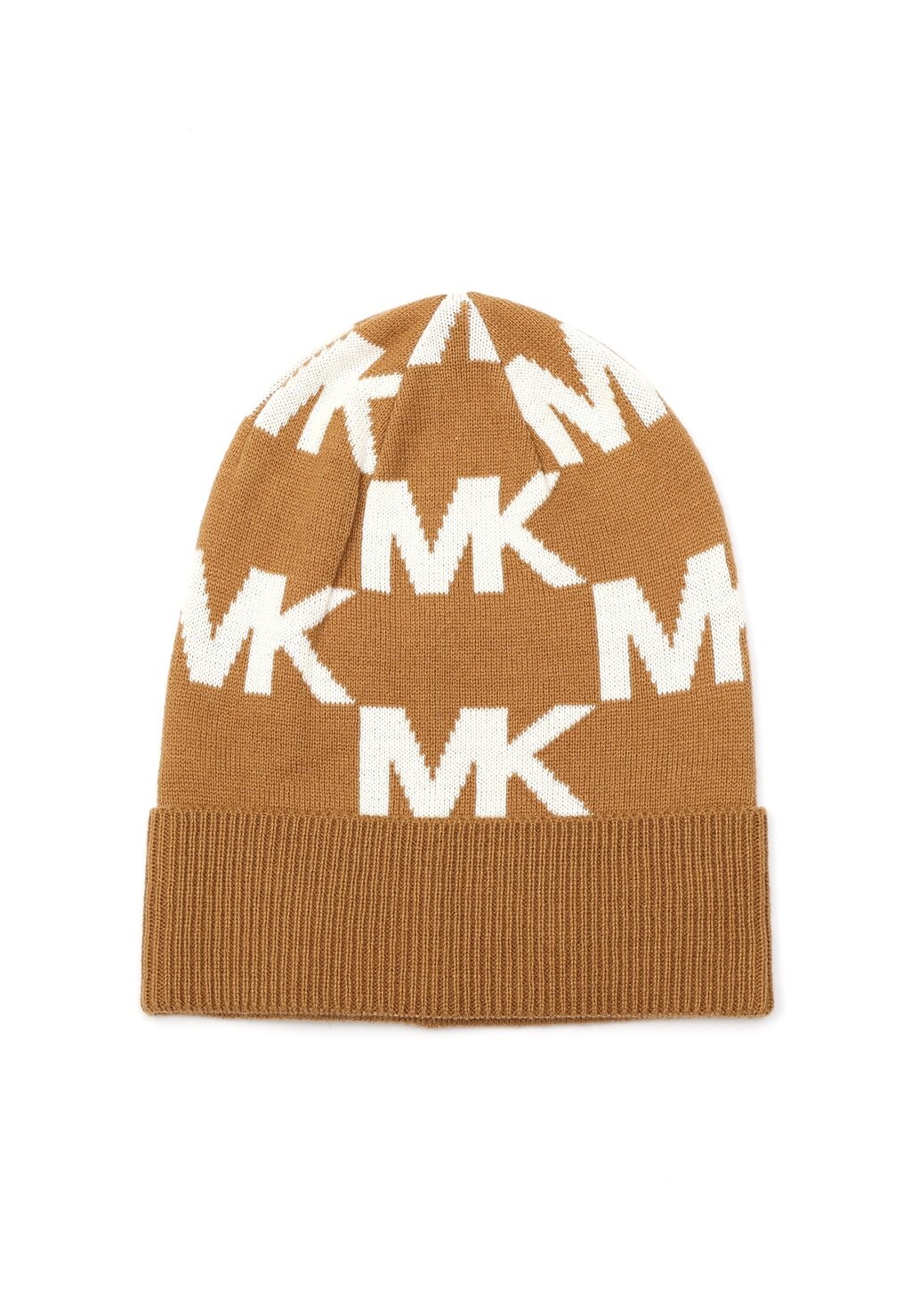 

Шапка Oversized Chess Cuff MICHAEL Michael Kors, цвет open beige