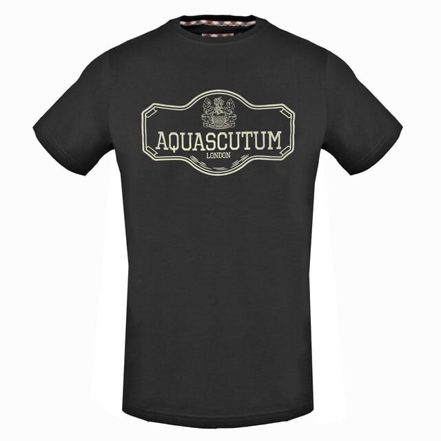 

Футболка с логотипом Sign Post Aquascutum, черный