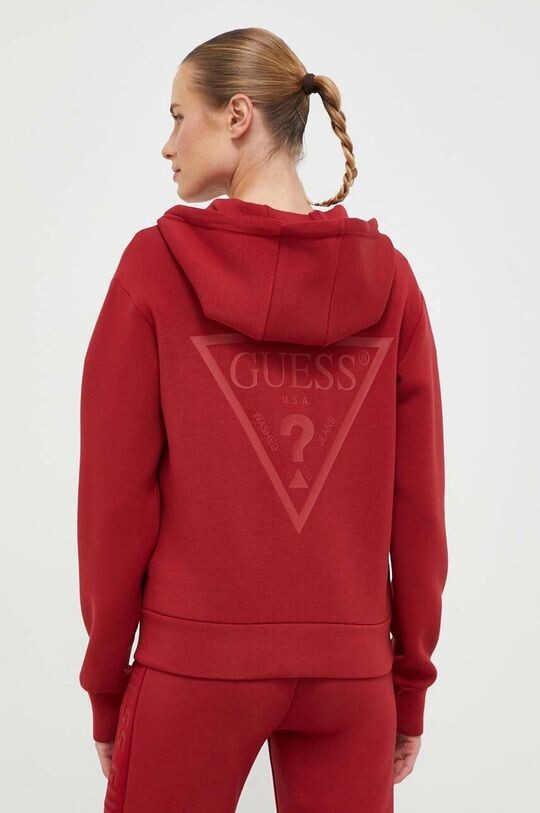 

Угадайте, толстовка Guess, бордовый