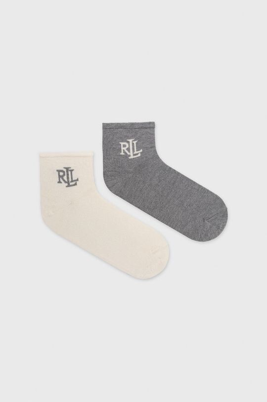 

Шелковые носки Lauren Ralph Lauren, серый