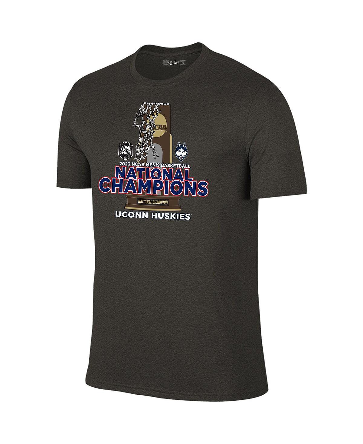 цена Мужская черная футболка UConn Huskies 2023 NCAA с изображением национальных чемпионов по баскетболу Original Retro Brand