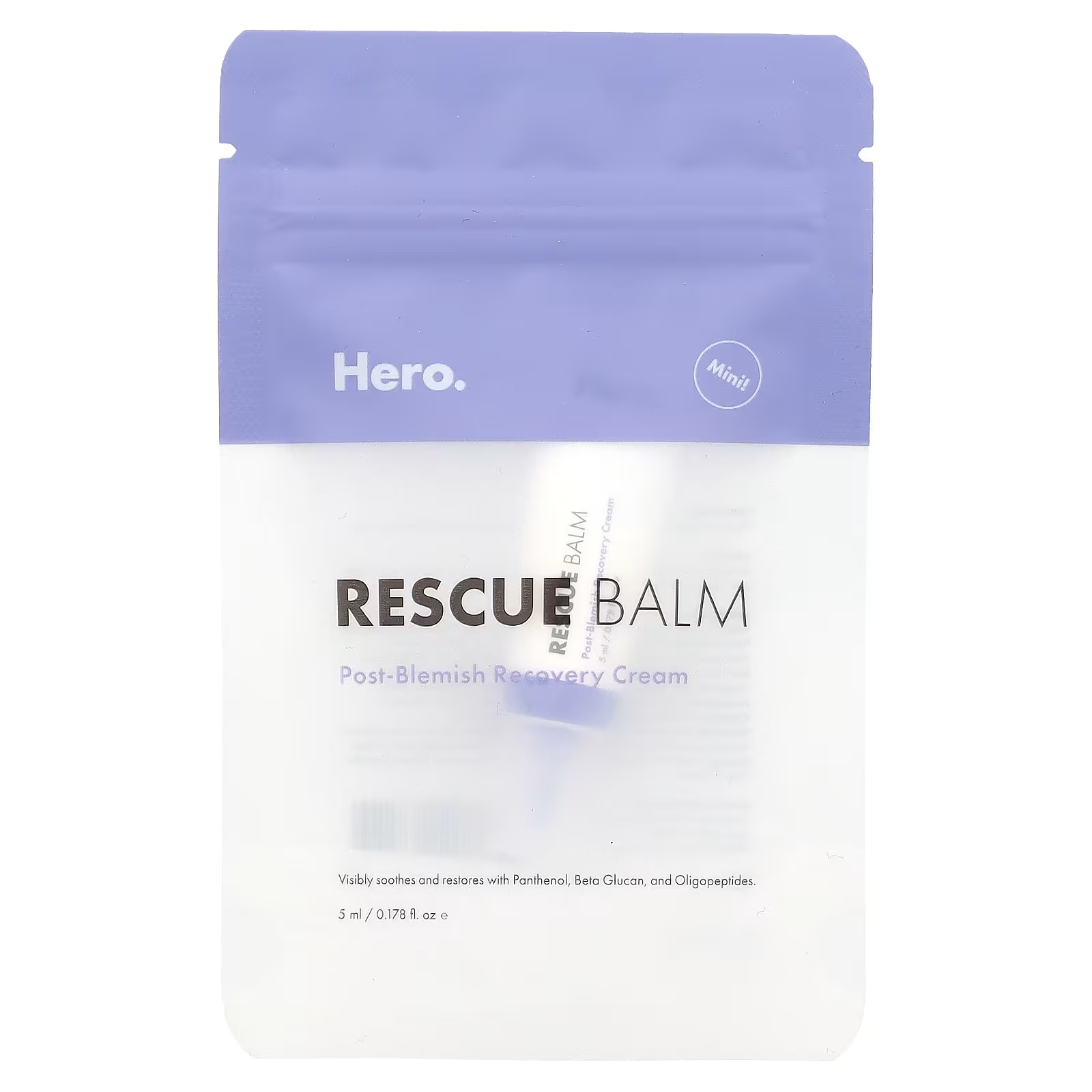 Hero Cosmetics Rescue Balm Mini, 0,178 жидких унций (5 мл) hero cosmetics rescue balm red correct 15 мл 0 507 жидк унции